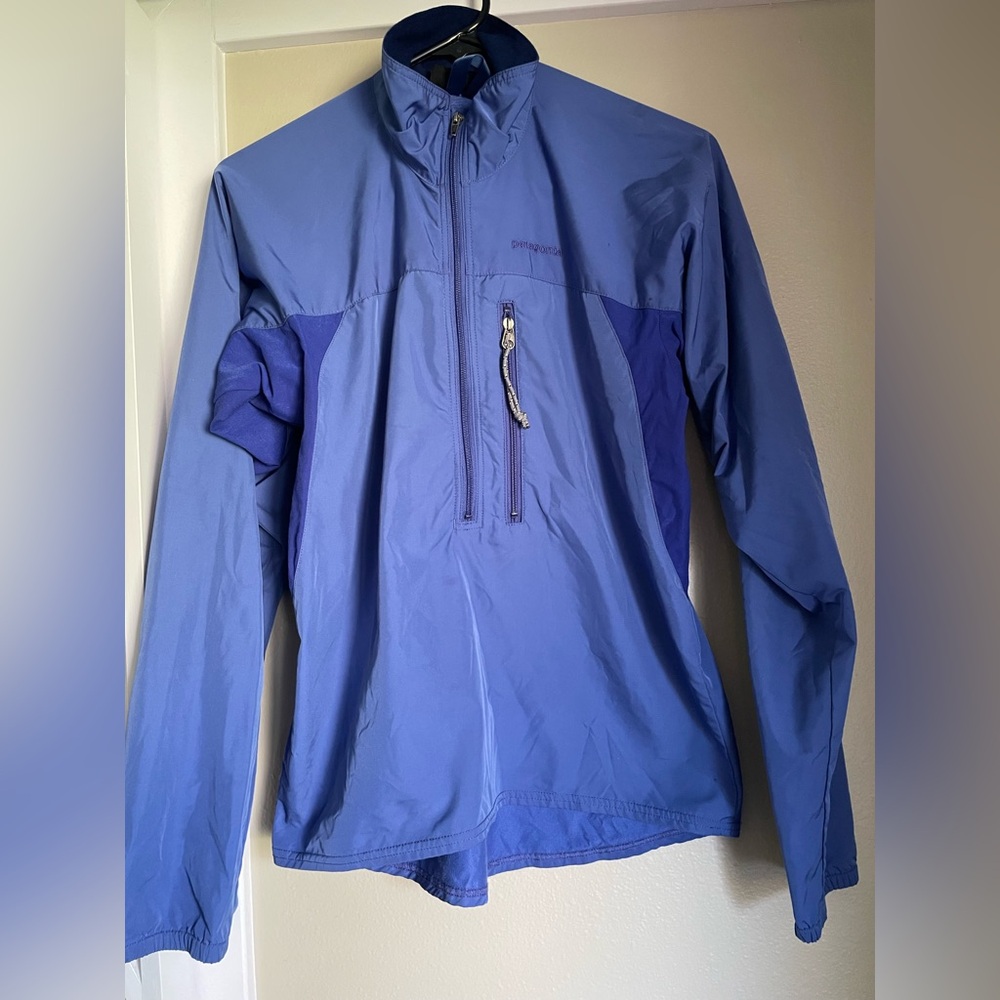 Patagonia Two-Tone Blue Half-Zip Jacket